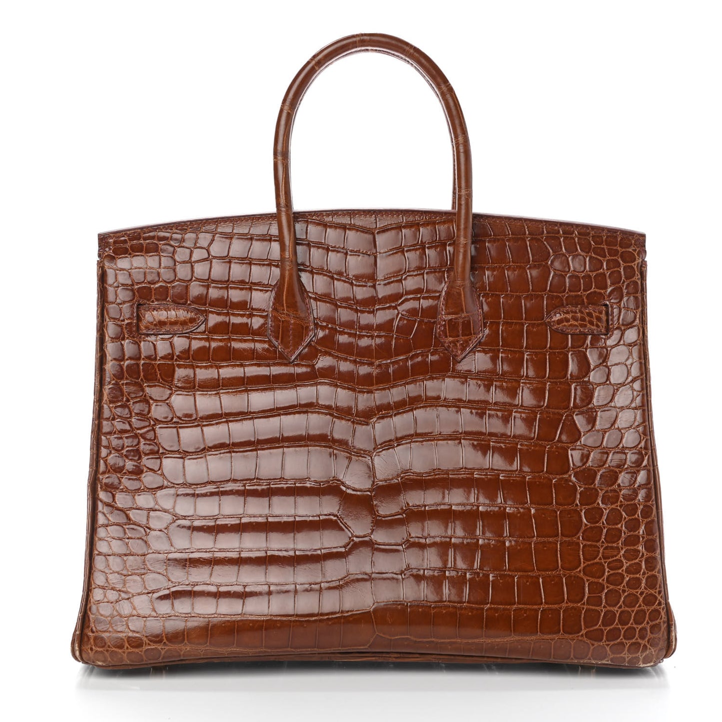 Shiny Porosus Crocodile Birkin 35 Etrusque