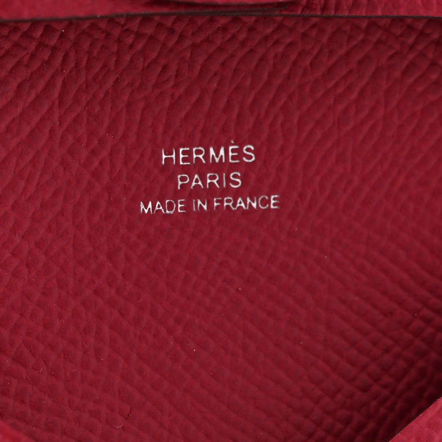 Hermes Epsom Bastia Coin Purse Rubis 6 of 7
