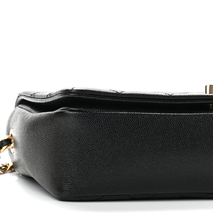 Chanel Caviar Quilted Medium Fashion Therapy Flap Bag Black 9 of 11