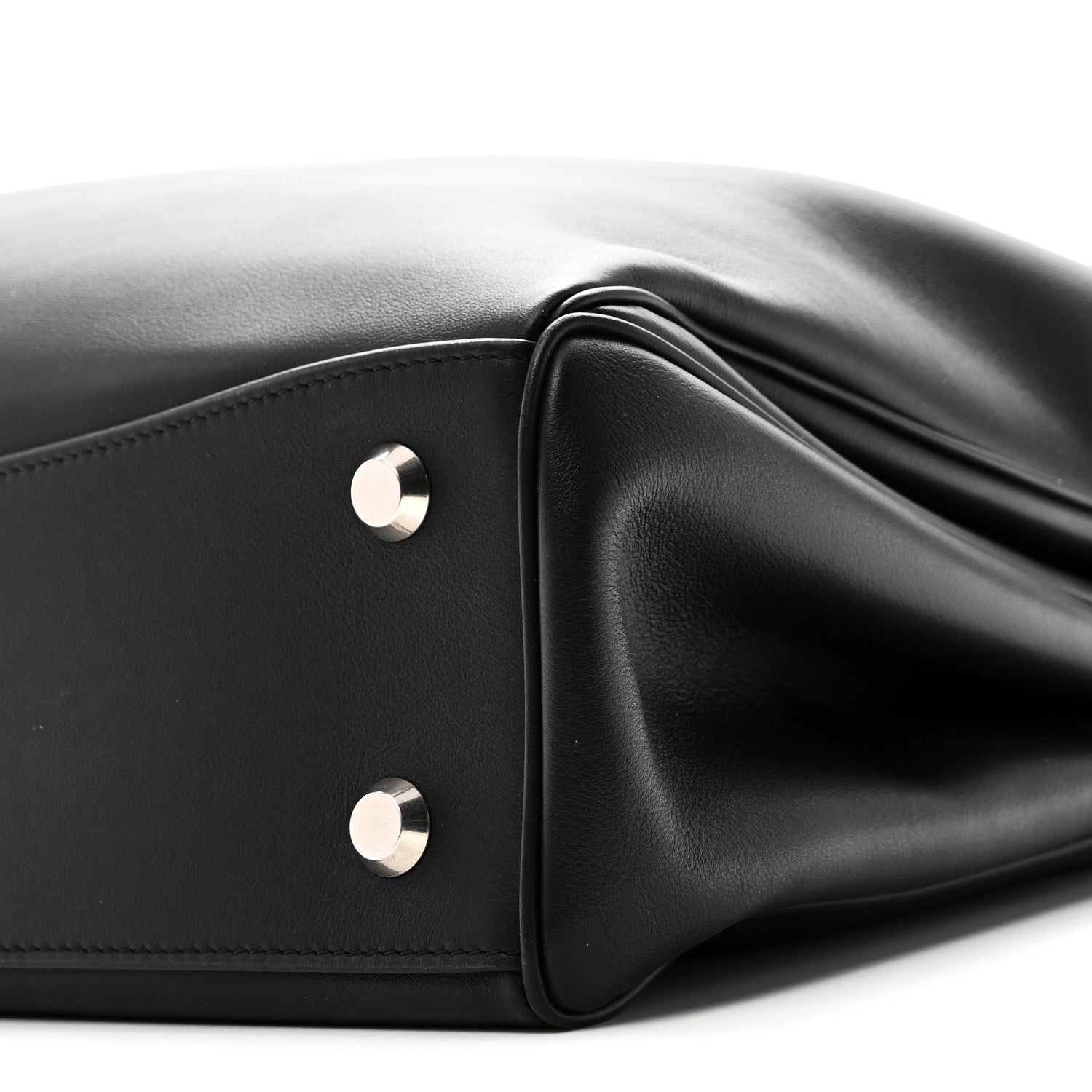 Balenciaga Natural Smooth Calfskin Medium Rodeo Top Handle Handbag Black 9 of 9