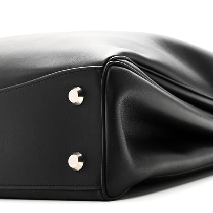 Balenciaga Natural Smooth Calfskin Medium Rodeo Top Handle Handbag Black 9 of 9