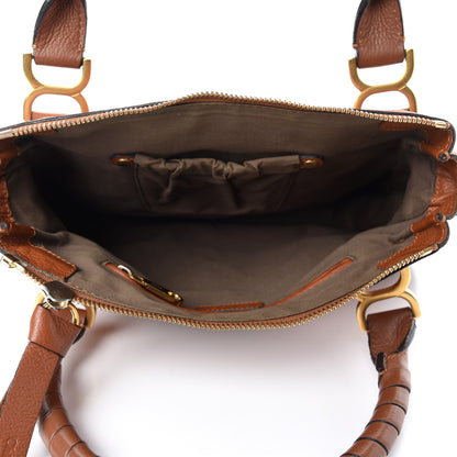 Chloe Calfskin Medium Marcie Satchel Tan 5 of 13