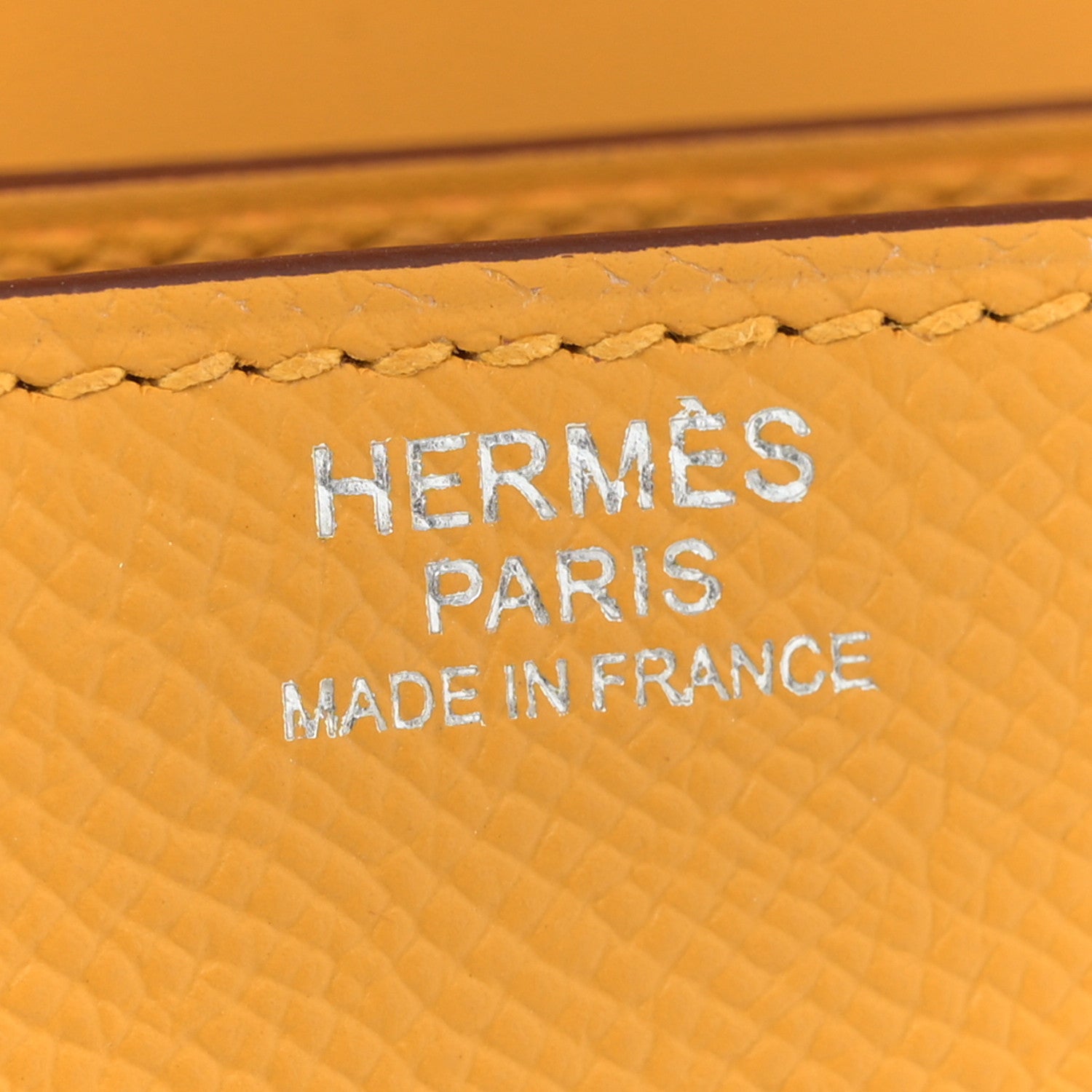 Hermes Epsom Mosaique Au 24-17 Jaune Ambre 6 of 10