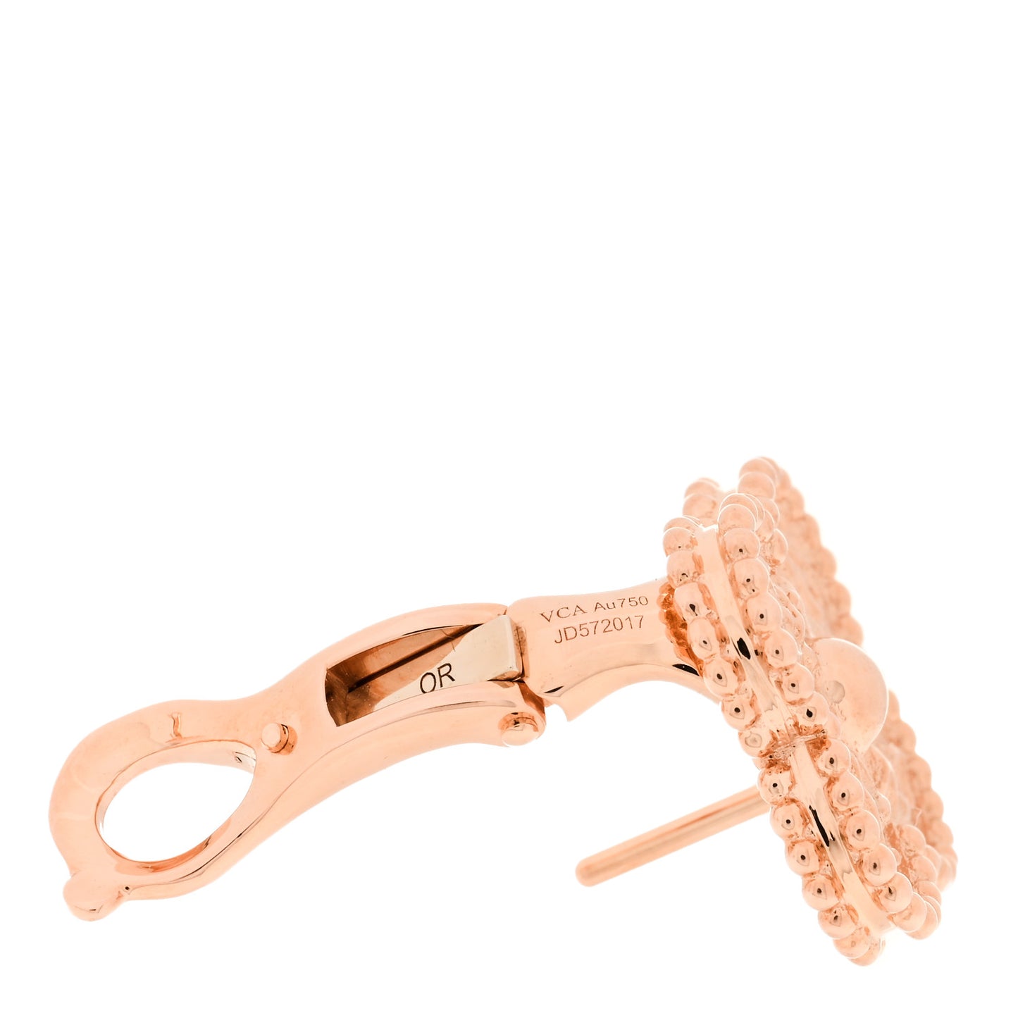Rose Gold Vintage Alhambra Earrings
