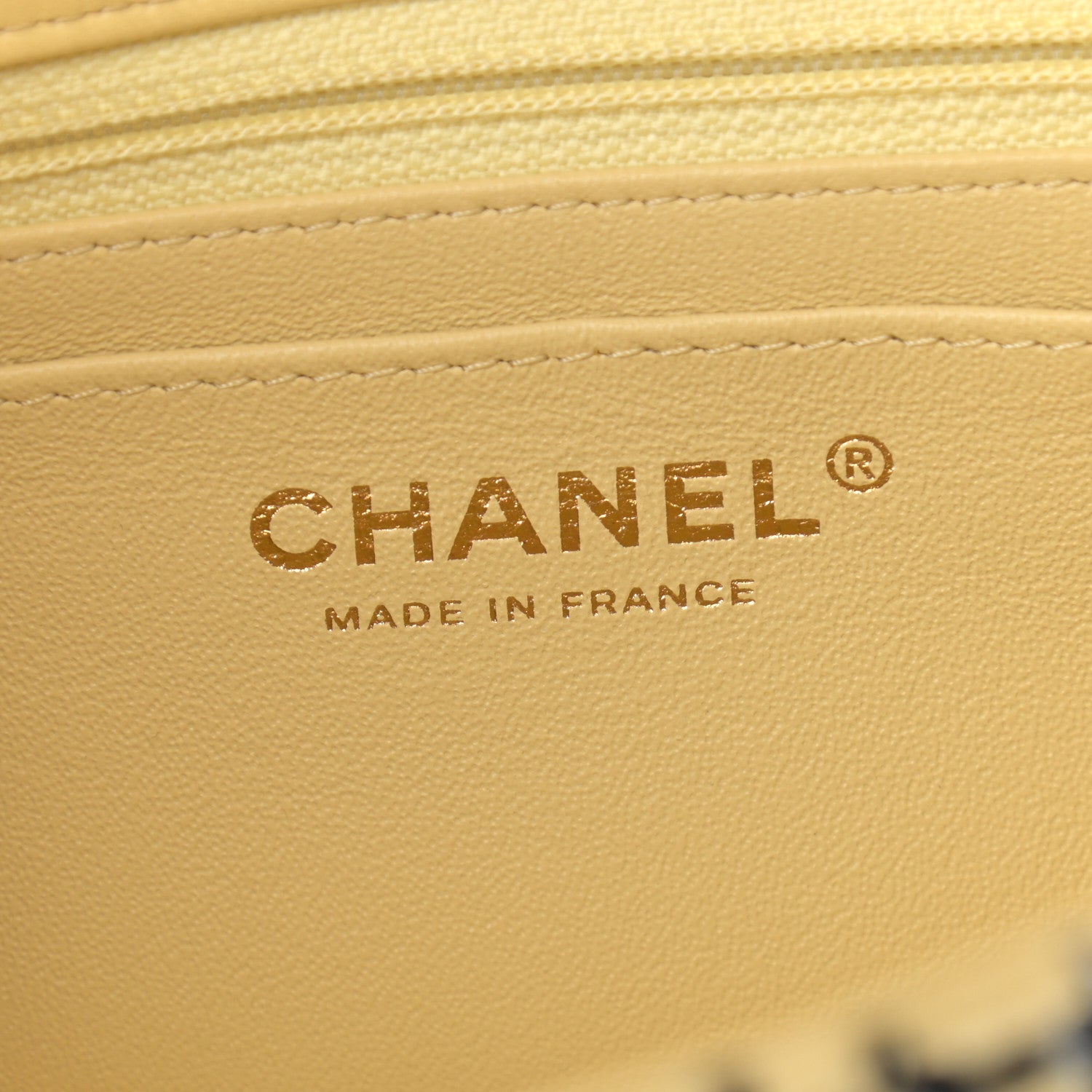 Chanel Tweed Quilted Mini Rectangular Flap Yellow Black 6 of 10