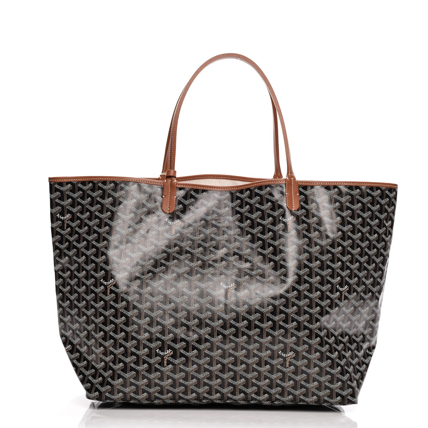 Goyard Goyardine Saint Louis GM Black Gold 3 of 8