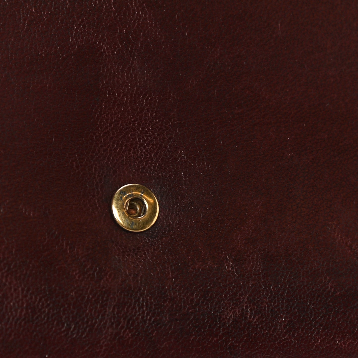 Goatskin Large Flap Wallet Burgundy