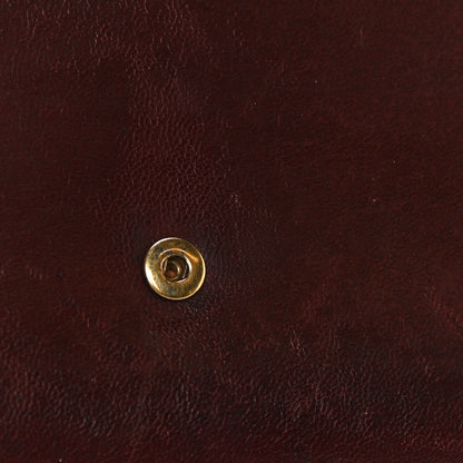 Celine Goatskin Large Flap Wallet Burgundy 11 of 15