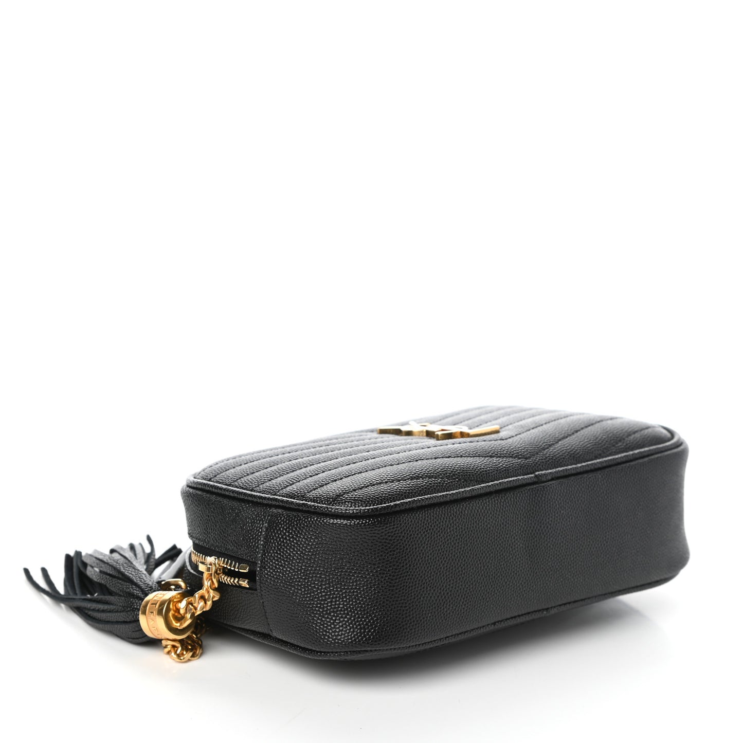 Grain De Poudre Matelasse Monogram Mini Lou Camera Bag Black