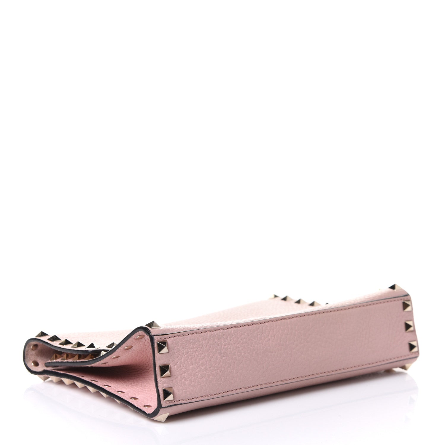 Valentino Garavani Pebbled Calfskin Medium Rockstud Flip Lock Crossbody Bag Loto 3 of 9