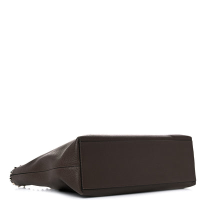 Valentino Garavani Grained Calfskin Rockstud Shoulder Tote Deep Taupe 4 of 18