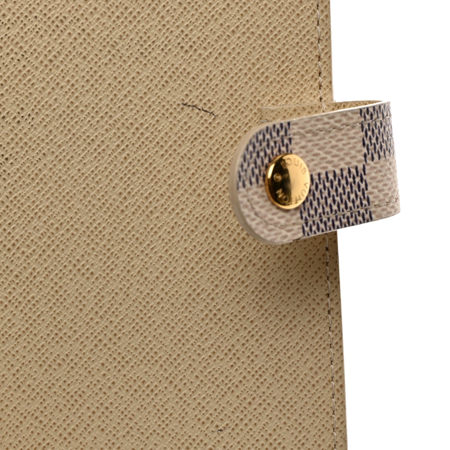 Damier Azur Patch Small Ring Agenda Cover