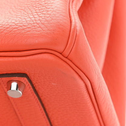 Hermes Taurillon Clemence Birkin 35 Capucine 11 of 12