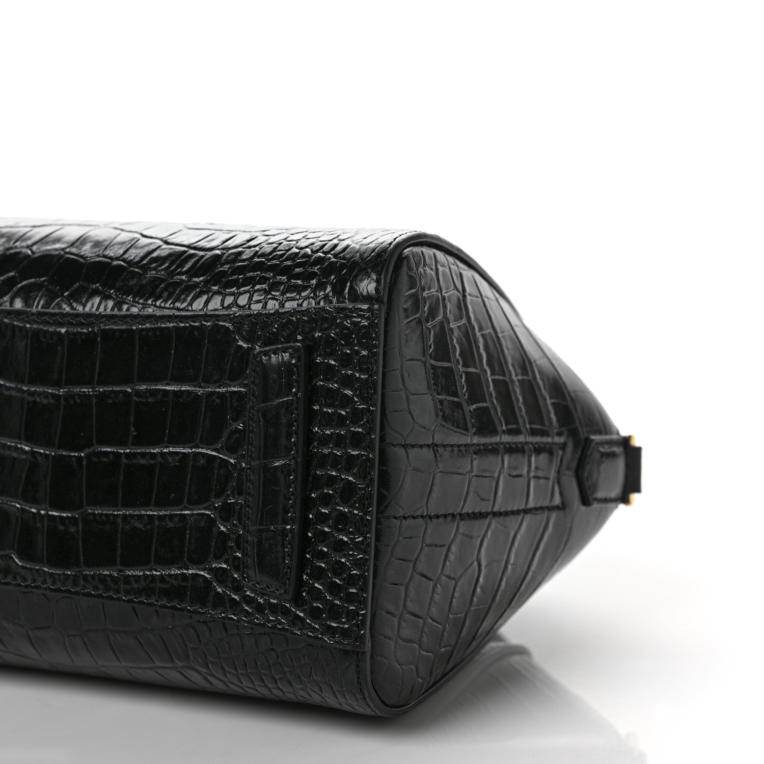 Givenchy Calfskin Crocodile Embossed Mini Antigona Black 8 of 8
