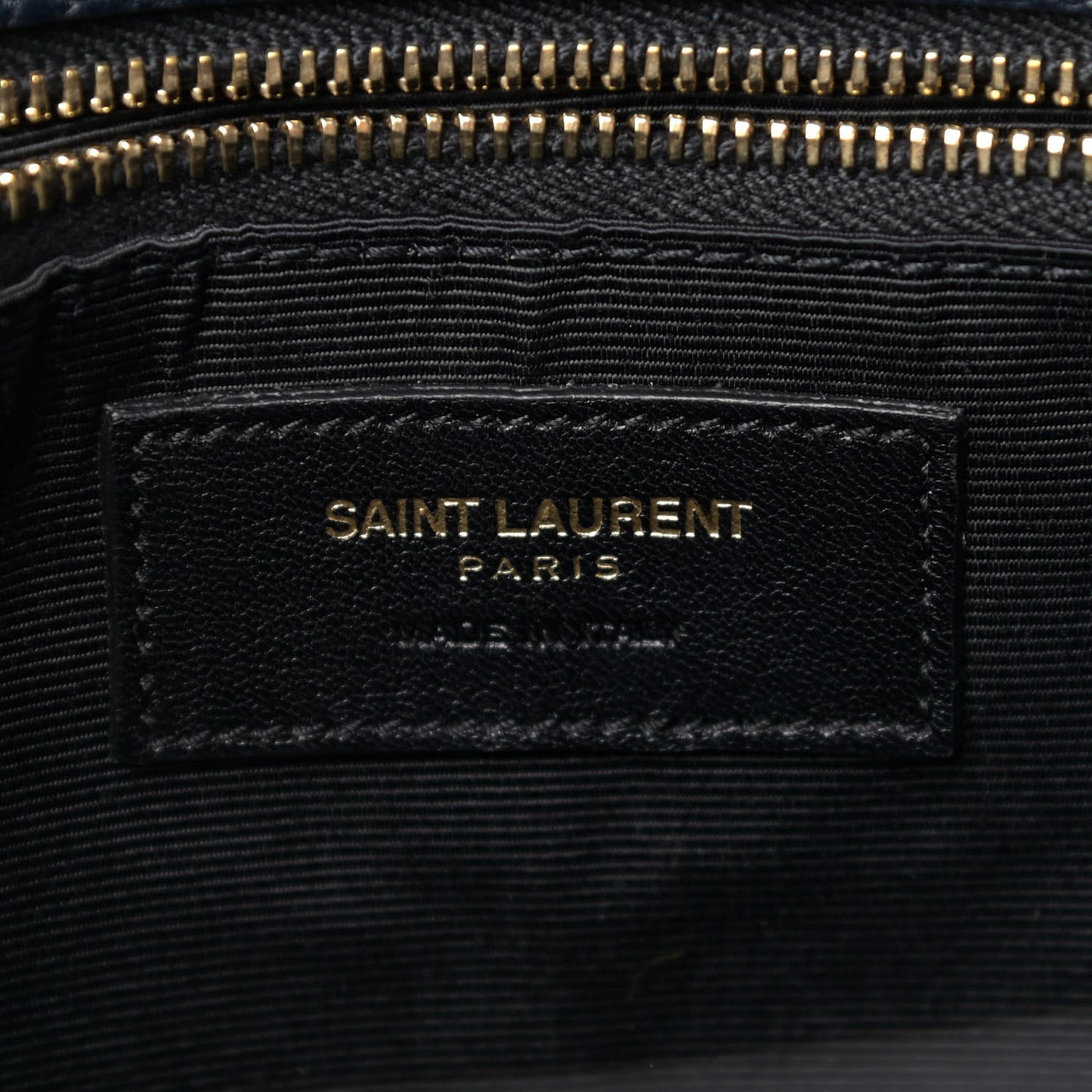 Grained Calfskin Small Sac De Jour Navy