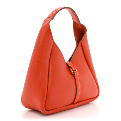 Givenchy Textured Calfskin Mini G Hobo Orange 3 of 9