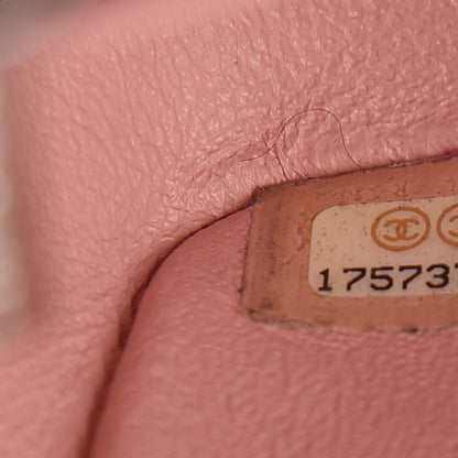Chanel Patent Quilted Mini Square Flap Pink 10 of 10