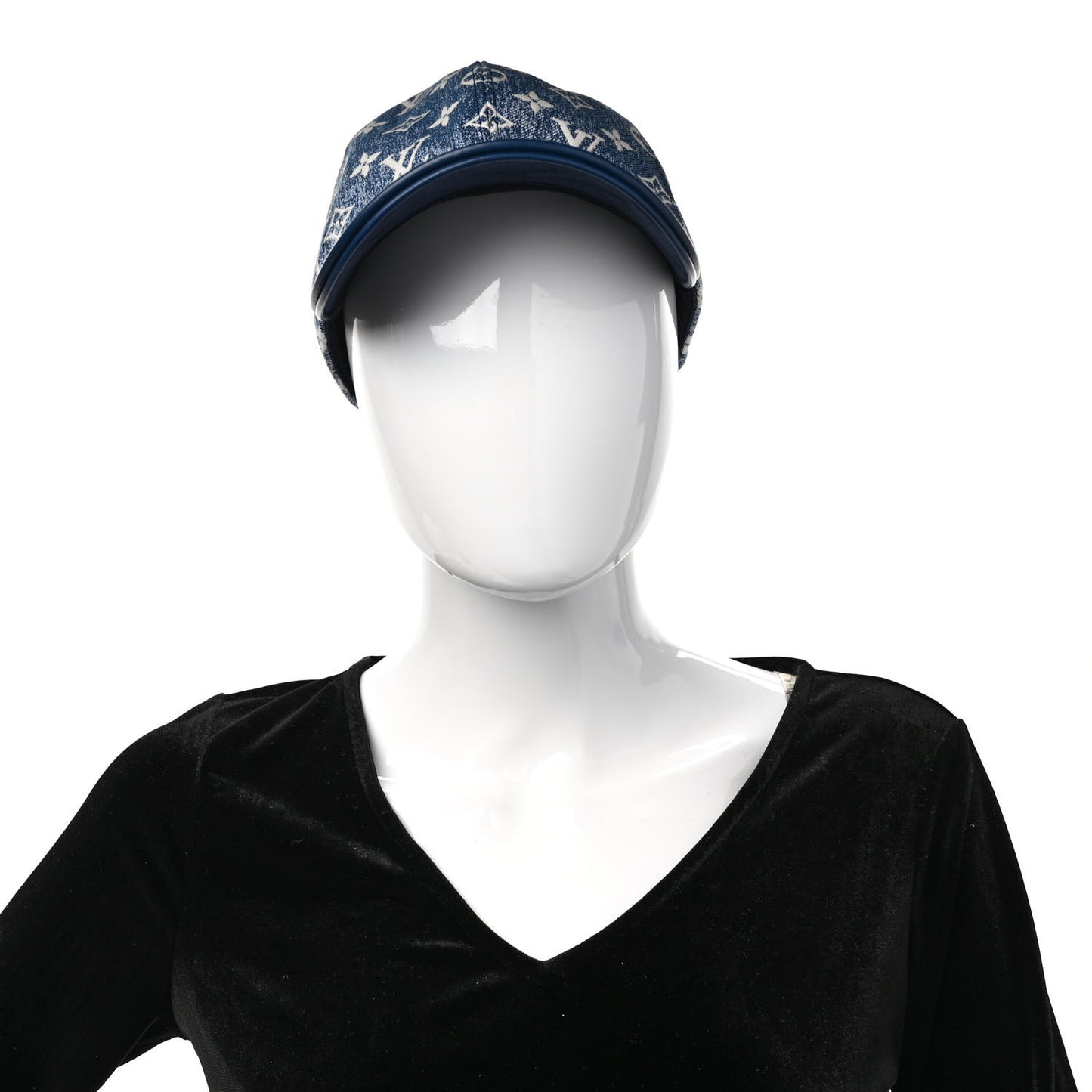 Monogram Jacquard Cap M Blue