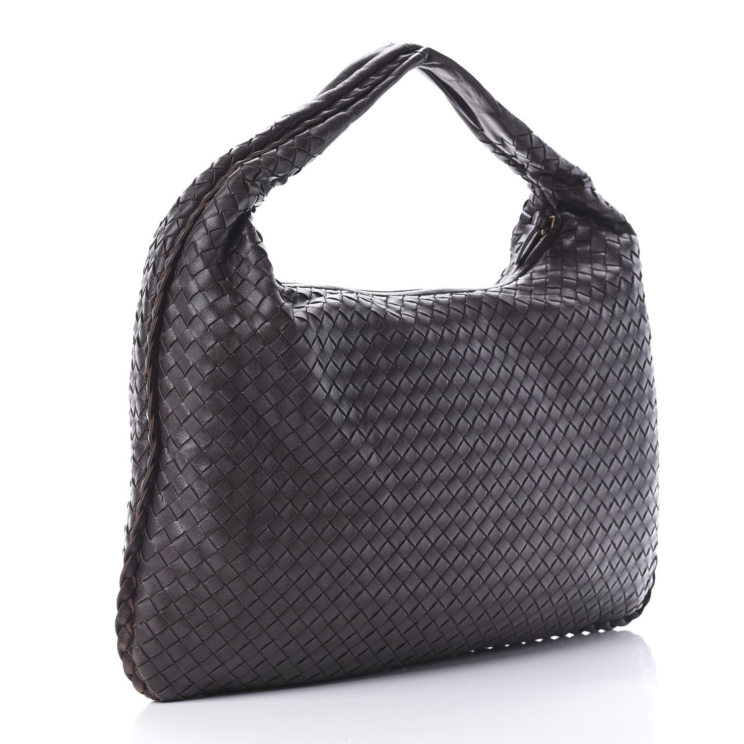 Bottega Veneta Nappa Intrecciato Large Veneta Hobo Ebano 3 of 10