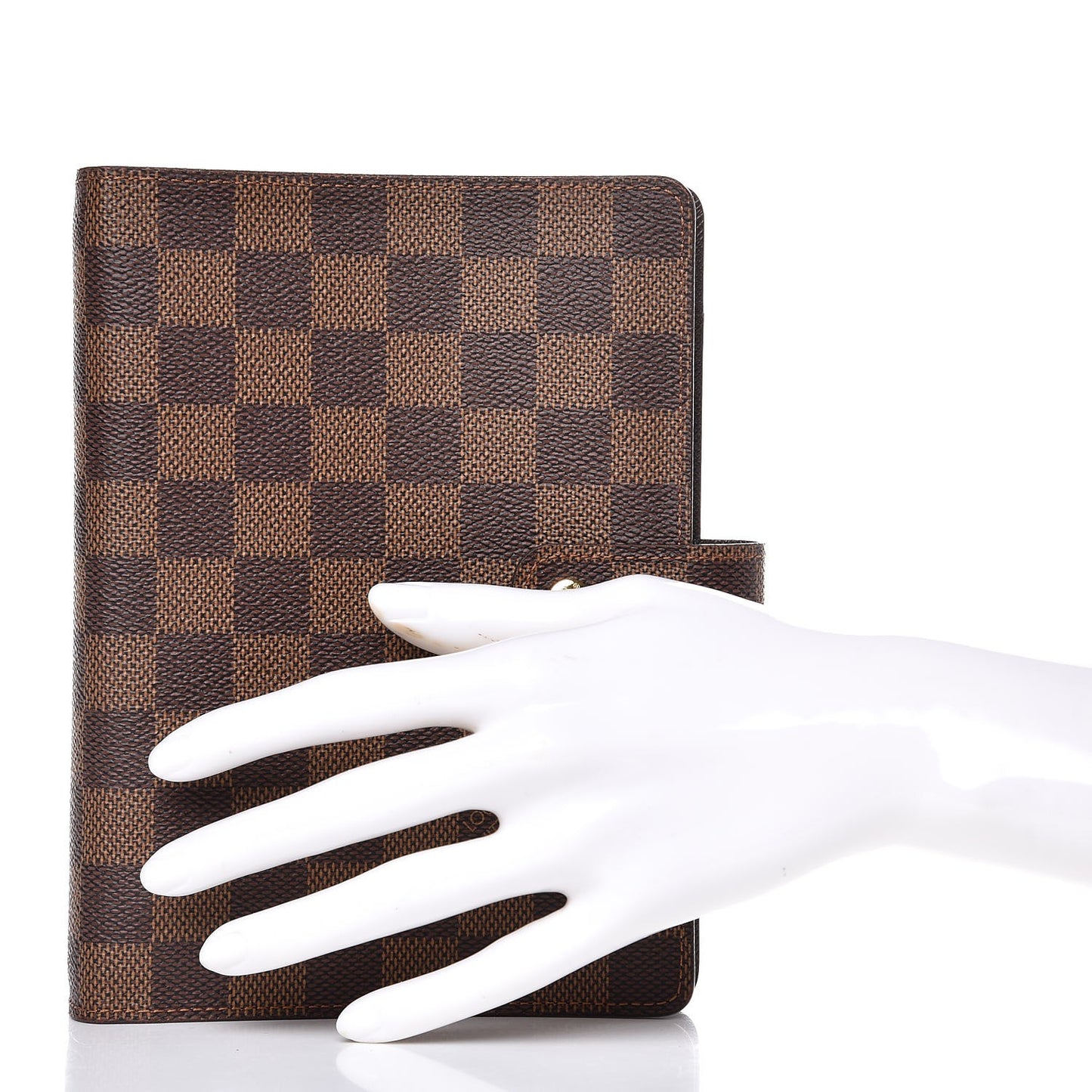 Damier Ebene Medium Ring Agenda Cover