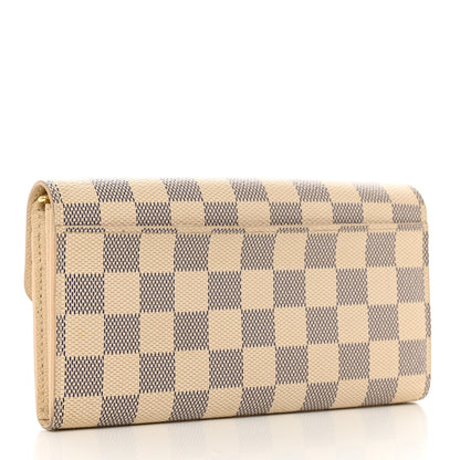 Louis Vuitton Damier Azur Sarah Wallet NM 3 of 14