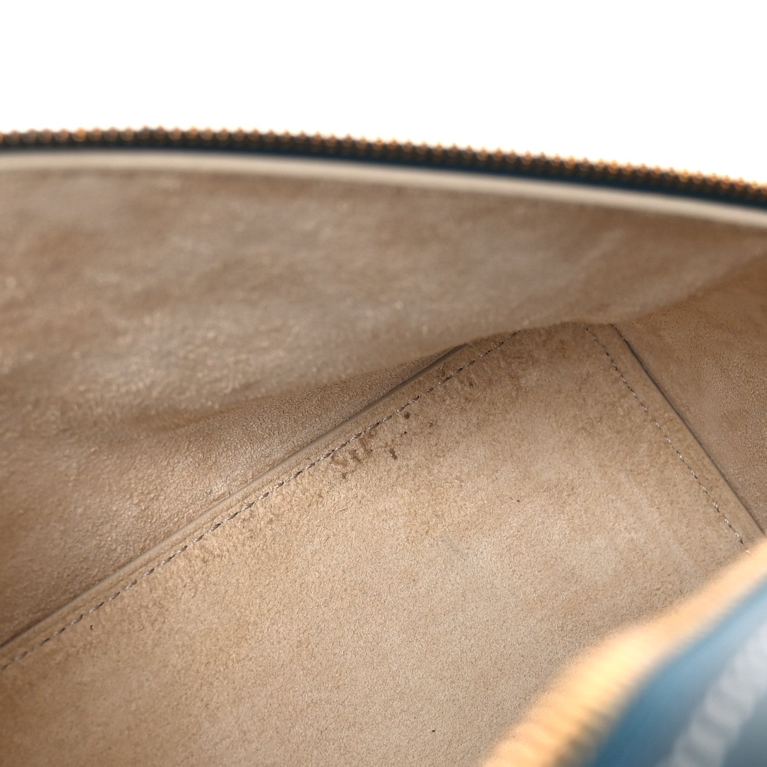 Loro Piana Smooth Calfskin Extra Bag L27 New Petrolio 10 of 10