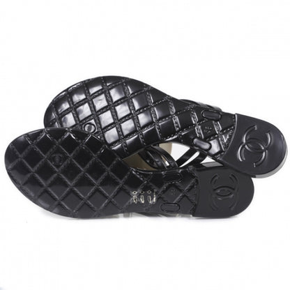 Chanel Jelly Camellia Thong Sandals 38 4 of 9