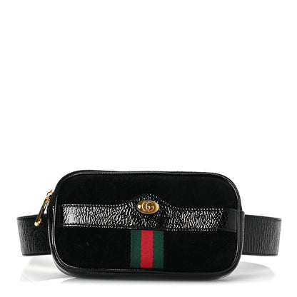 Gucci Suede Patent Ophidia Belted iPhone Case 85 34 Black 1 of 12