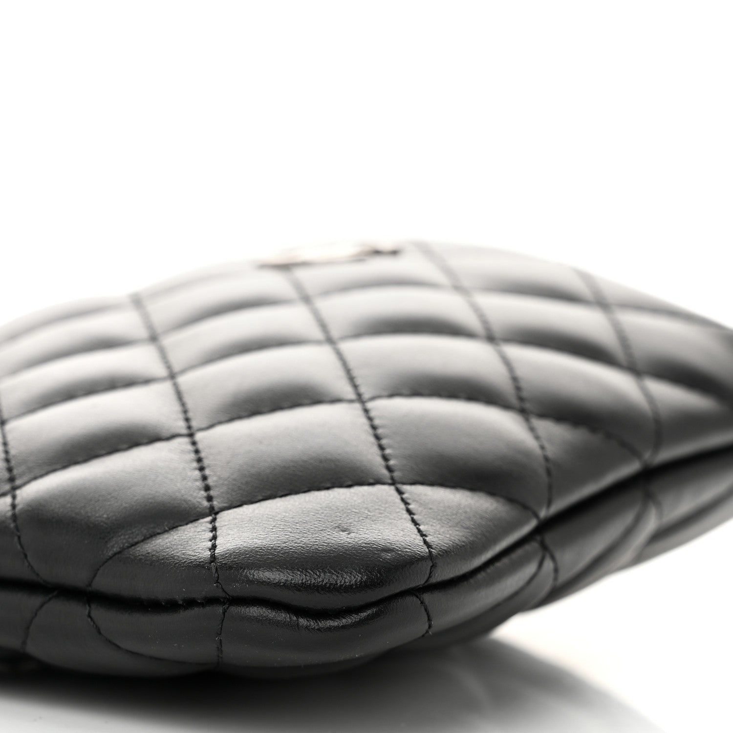 Chanel Lambskin Quilted Crossbody Bag Black 11 of 11