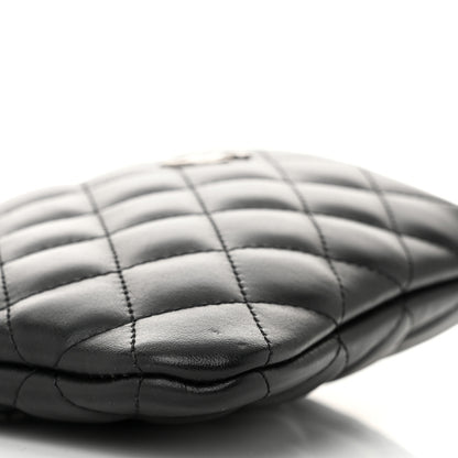 Chanel Lambskin Quilted Crossbody Bag Black 11 of 11