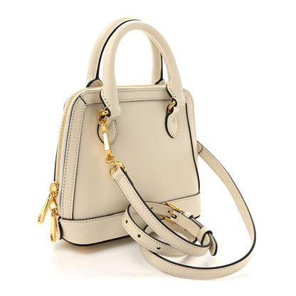Gucci Boarded Plutone Calfskin Mini Horsebit 1955 Top Handle Bag Mystic White 3 of 13