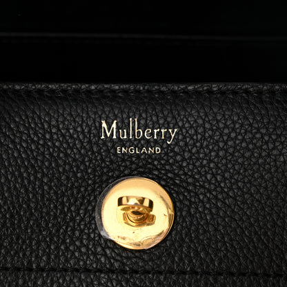 Mulberry Classic Grain Small New Bayswater Black 6 of 10
