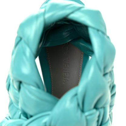 Bottega Veneta Shiny Nappa Intrecciato The Board Sandals 35 Linoleum 7 of 7