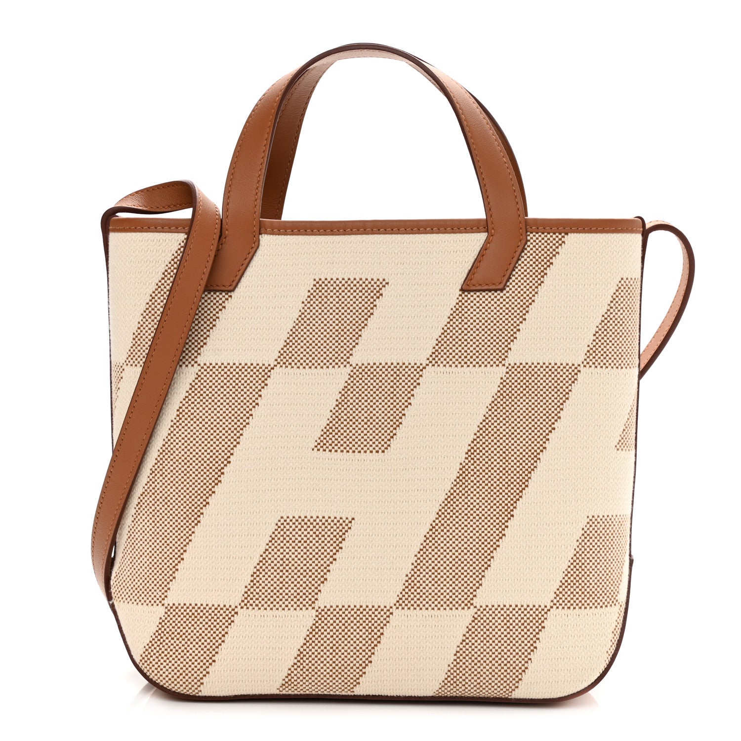 Hermes Swift H Canvas Cabas H En Biais 27 Gold Naturel Ecru 1 of 11