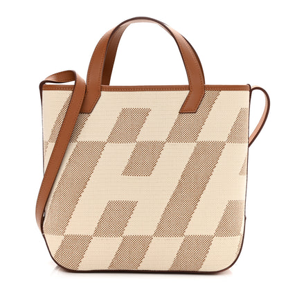Hermes Swift H Canvas Cabas H En Biais 27 Gold Naturel Ecru 1 of 11