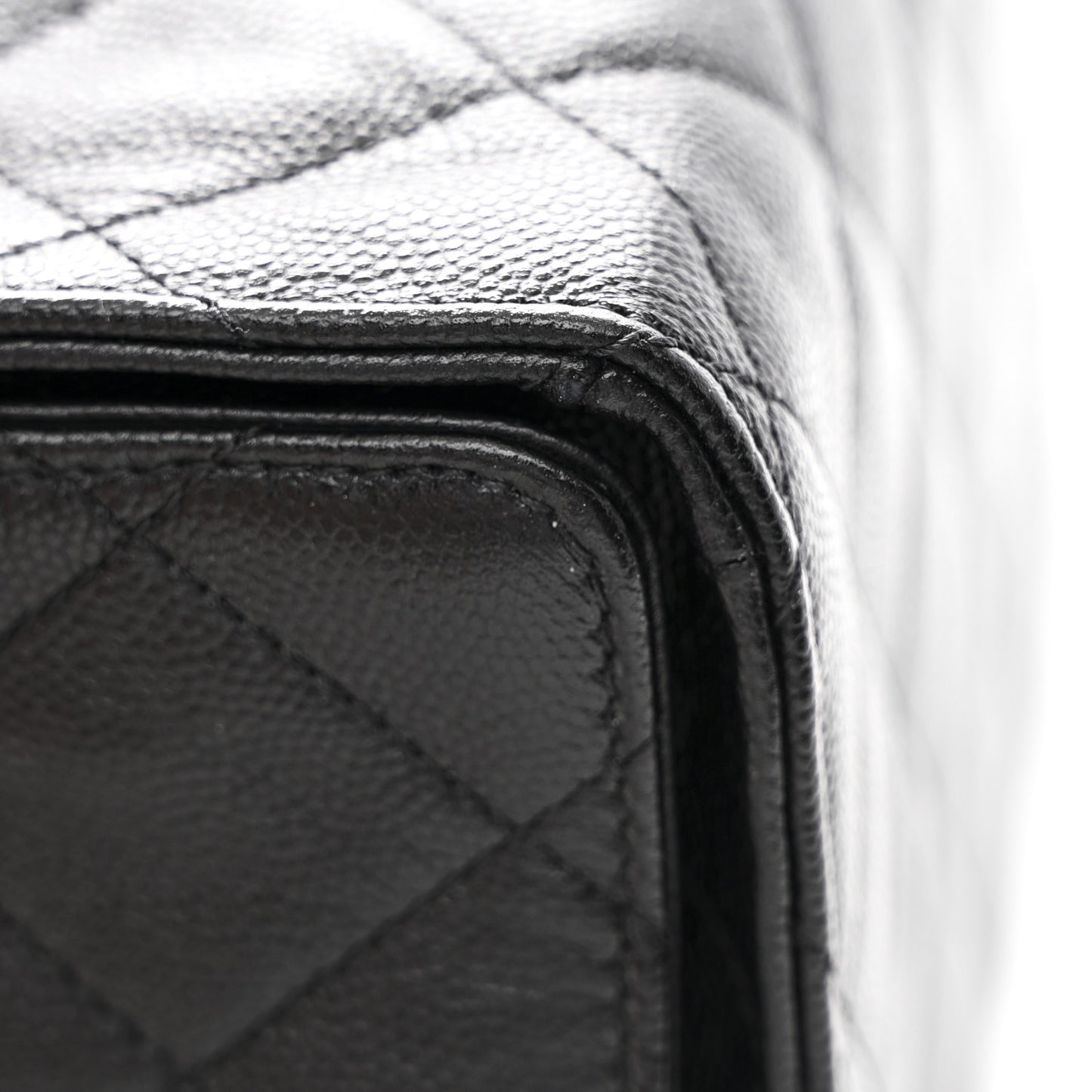 Caviar Quilted Medium Chanel 25 Handbag Black