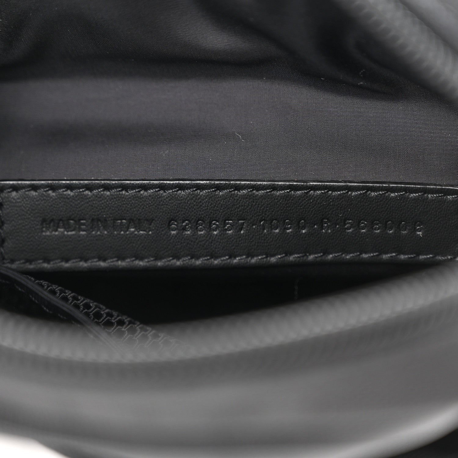 Balenciaga Recycled Nylon Small Sport Messenger Bag Black White 7 of 10