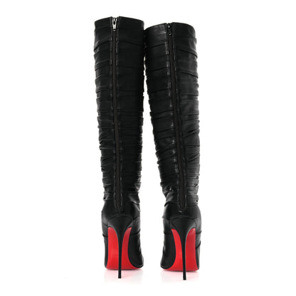 Christian Louboutin Calfskin Lina 100 Boots 40.5 Black 6 of 11
