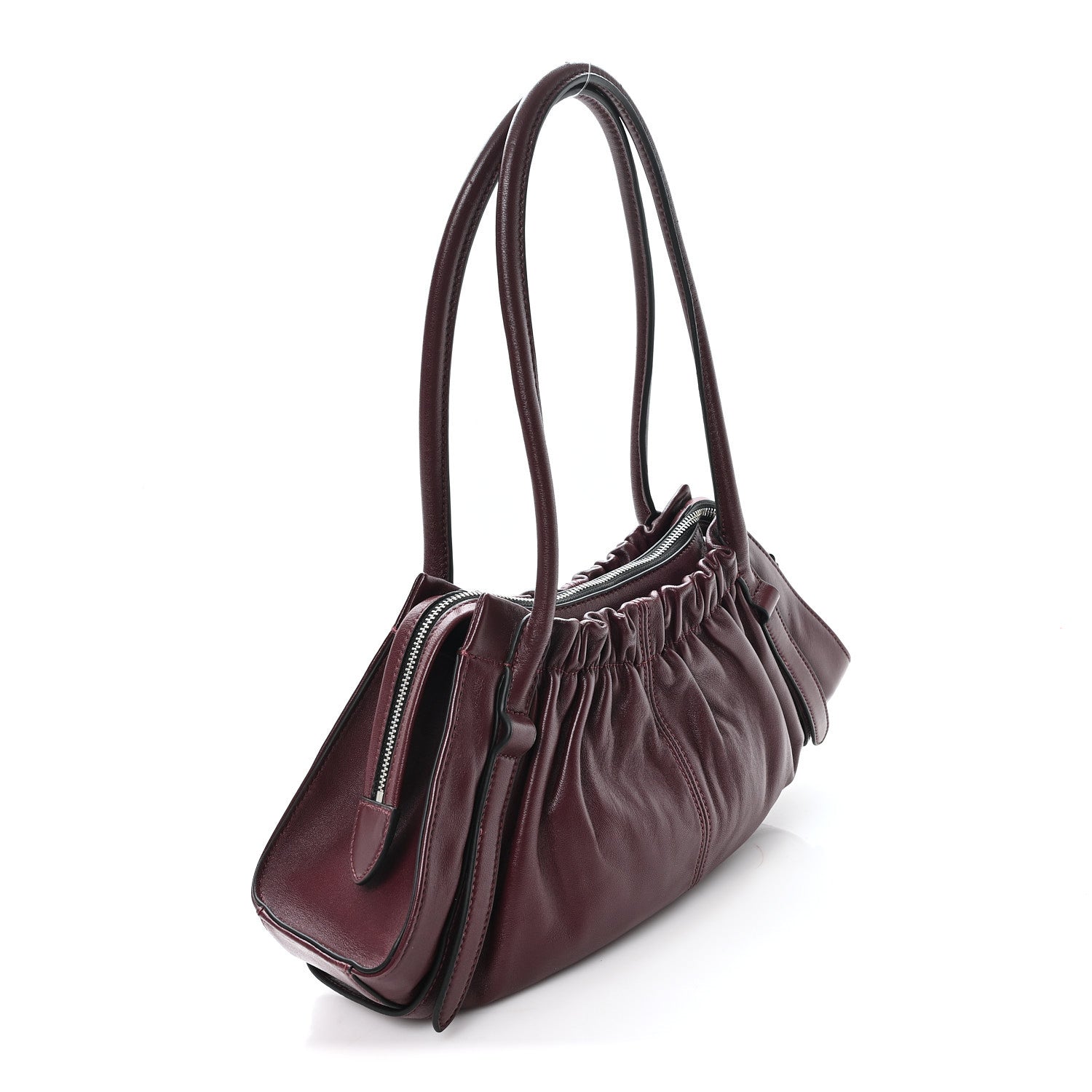 Marc Jacobs Nappa Medium The Cristina Satchel Dark Plum 3 of 10