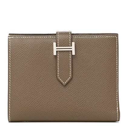 Hermes Epsom Bearn Compact Wallet Etoupe 1 of 10