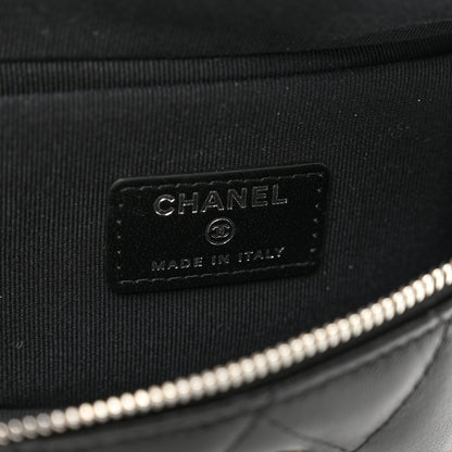 Chanel Lambskin Quilted Arm Coin Purse Black 6 of 7