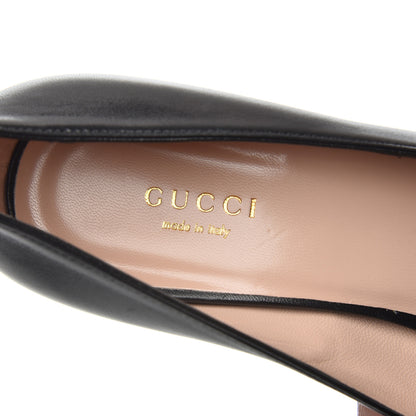Gucci Malaga Kid GG Marmont Fringe Platform High Heel Loafer Pumps 37.5 Black 6 of 17