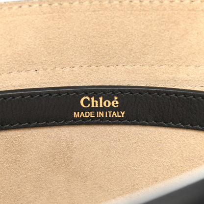 Chloe Calfskin Braided Medium Hudson Shoulder Bag Black 6 of 8