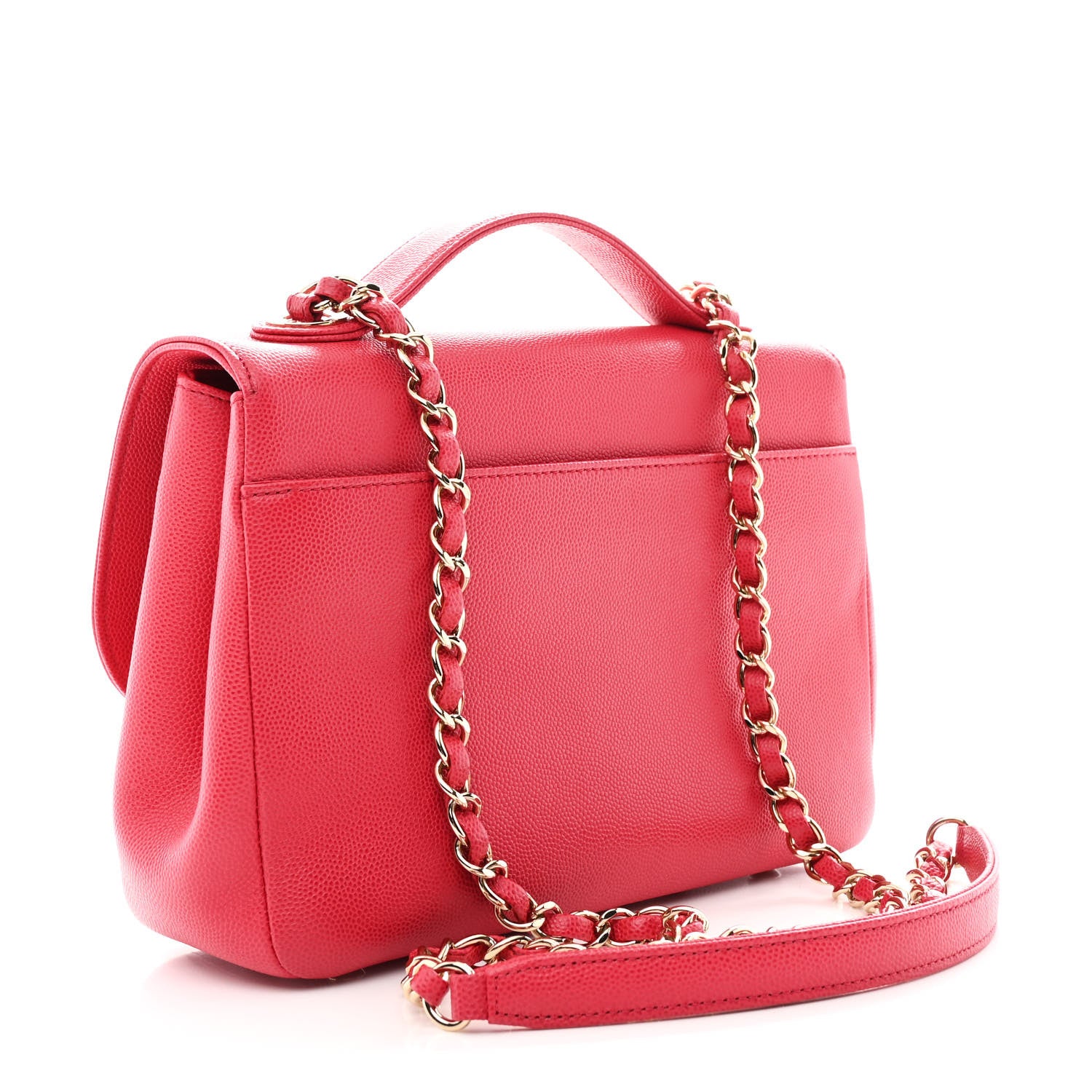 Chanel Caviar Quilted Medium Business Affinity Flap Red 3 of 10