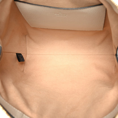Gucci GG Supreme Monogram Textured Dollar Calfskin Web Small Ophidia Tote Bag Beige Ebony Mystic White 5 of 9