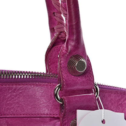 Balenciaga Agneau Giant 21 Silver Hardware Weekender Magenta 23 of 32