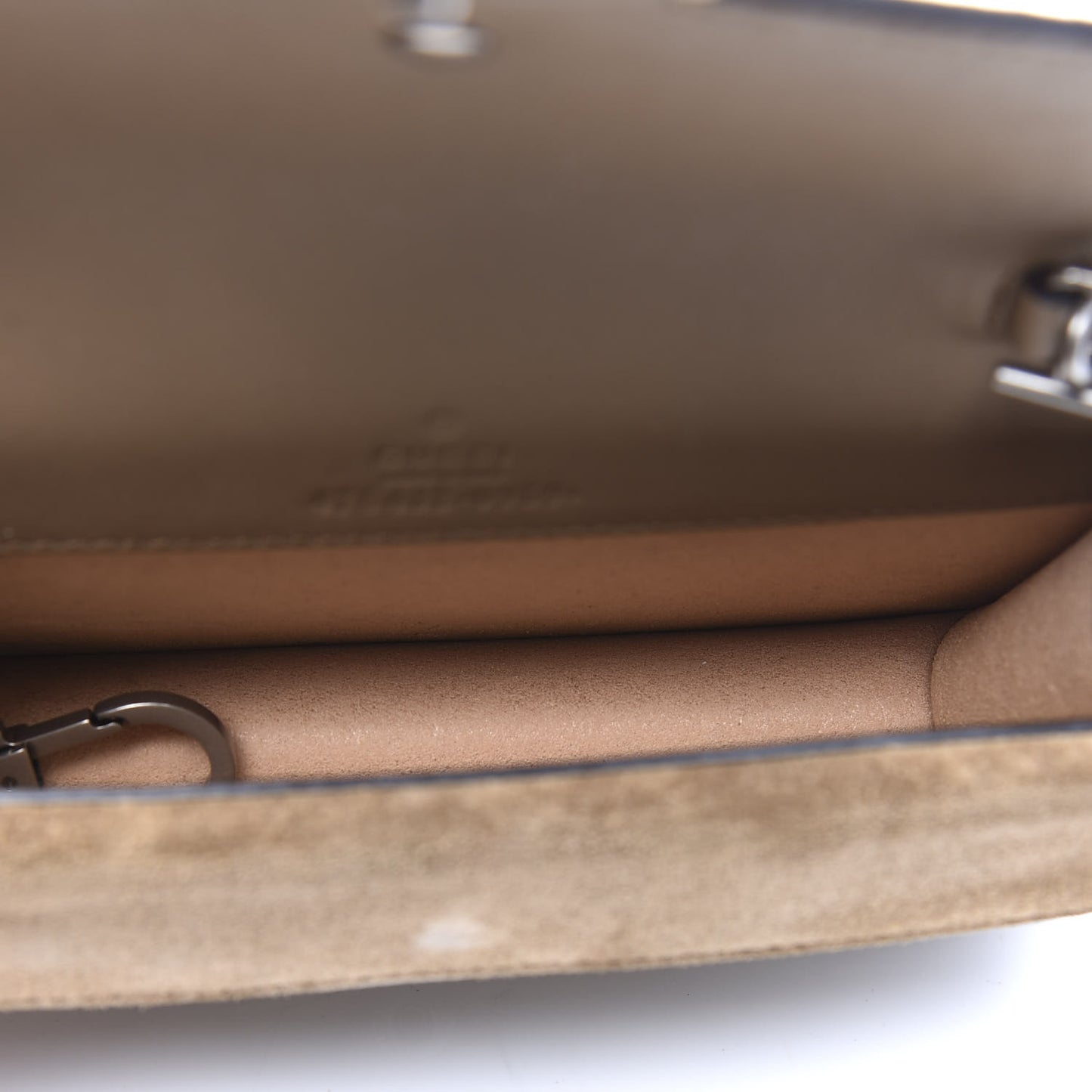 GG Supreme Monogram Super Mini Dionysus Shoulder Bag Taupe