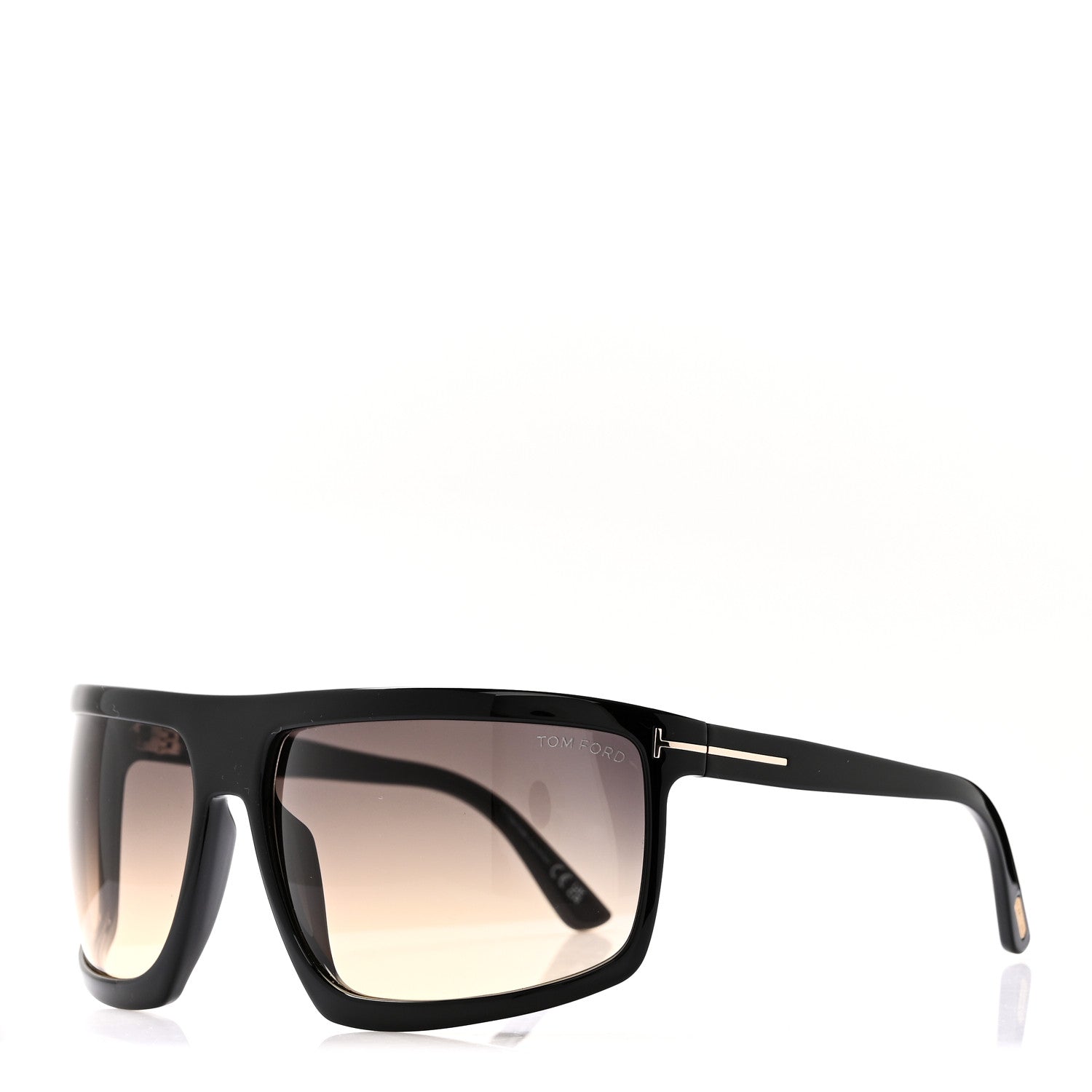 Tom Ford Square Clint 02 Sunglasses TF1066 Black Smoke 1 of 6