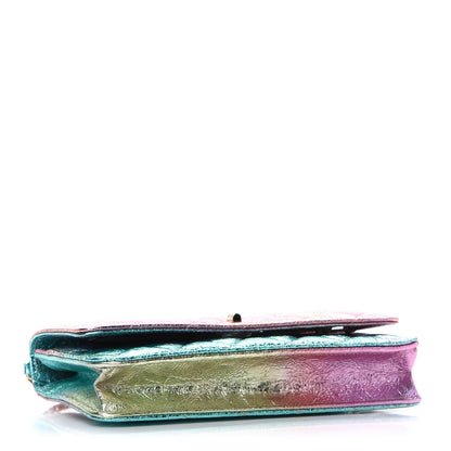Chanel Metallic Goatskin Quilted 2.55 Reissue Wallet on Chain WOC Multicolor 4 of 10
