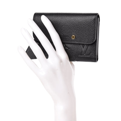 Louis Vuitton Empreinte Pont-Neuf Compact Wallet Black 2 of 7